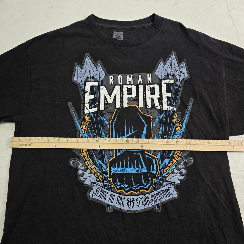 WWE Roman Reigns Roman Empire Spare No One‎ Spare Everyone T-Shirt Men's Sz XL